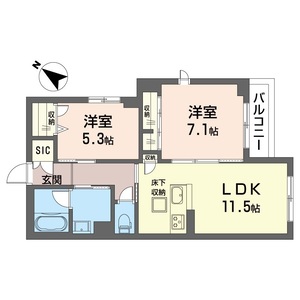 シャルム・Ⅰ 106号室