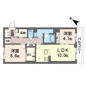 シャルム・Ⅰ 203号室