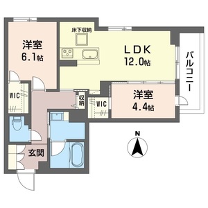シャーメゾン小仲台 102号室