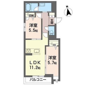 メゾン　ド　ヒロ 203号室