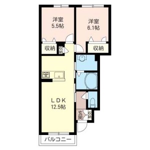 アビタシオンⅡ 102号室