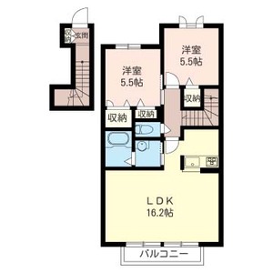プランドールＢ 202号室