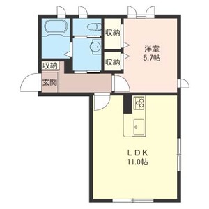 パラダイス請西　Ａ棟 201号室