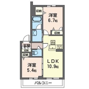 ＢＥＬＬＡＧＩＯ（ベラージオ） 205号室
