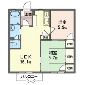 フレグランスウチヤマＣ 202号室