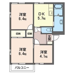 グランドハイツヤマタキ 201号-6