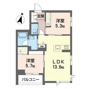 アリスティオ蘇我 201号室