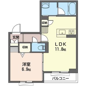 オカバ袖ヶ浦駅前シャーメゾンＡ 202号室