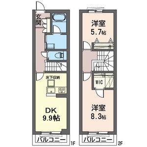 Ｃａｓａ　ｄｅｉ　Ｇｉｇｌｉ　Ｂ 102号室