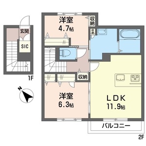 エスポワールちはら台南Ａ棟 202号室