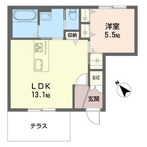 エスポワールちはら台南Ｂ棟 101号室