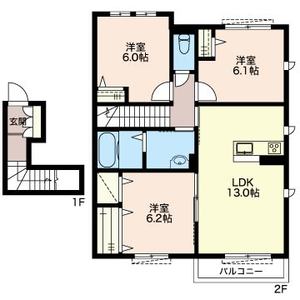 ソレイユ　ブリアン　Ⅲ 203号室