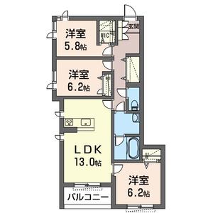 エレガンテ　マノワール 301号室