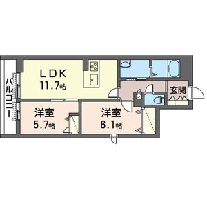 エクラフォーレ 202号室