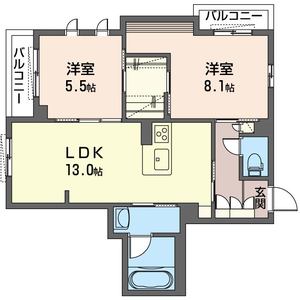 レフィシア 201号室
