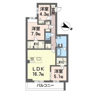 シャーメゾンサウス 405号室