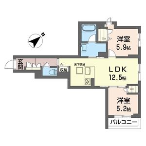 クライン　ヴァルト　Ⅰ 102号室