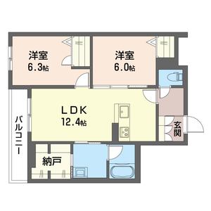 クレスティーク 105号室