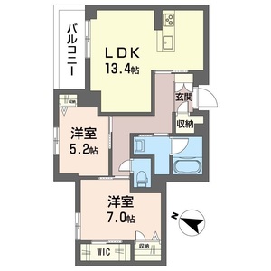 ラ　グリシーヌⅢ 303号室