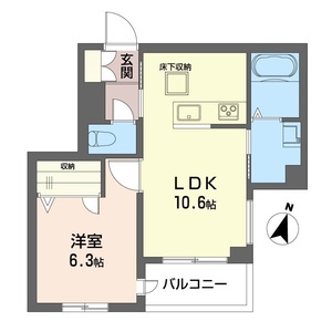 クレスティークⅠ 102号室