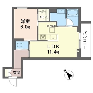 グラディエント若葉 102号室
