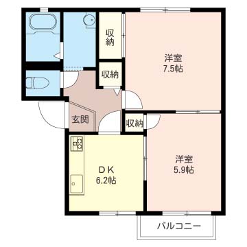 エステート宮久保Ｂ 102号-6