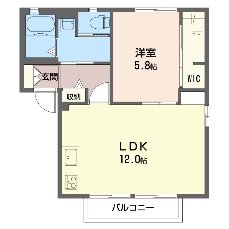 ドルチェ壱番館 102号-3