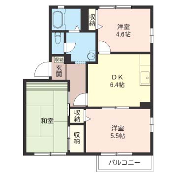 シャルムハイツB 101号-14