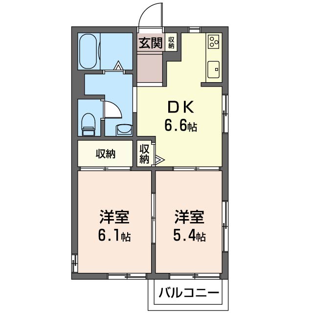 メゾンベ－ル 201号-6