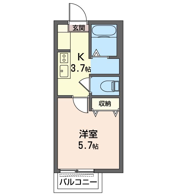 クラージュ蘇我202-2