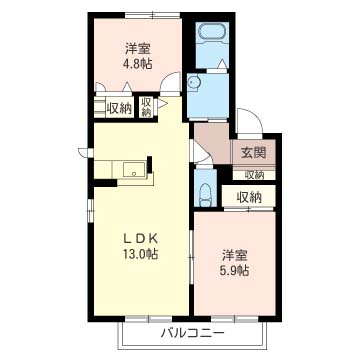 グリーンベルデＡ202-2