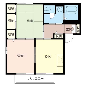 ドミール長沼　Ｂ館203-2