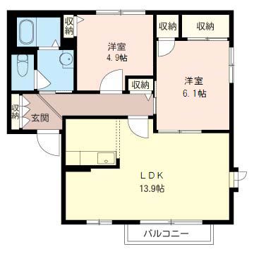 シャーメゾン弐番館 102号-14