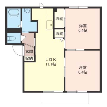 コーポみどりＣ 202号-6
