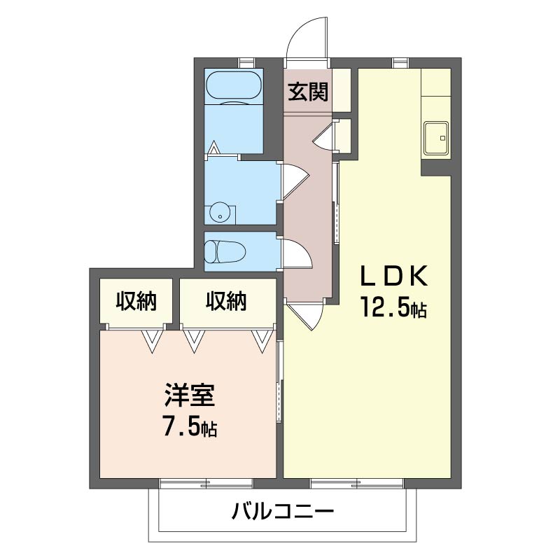 グリーンハイツ利　弐番館203-2