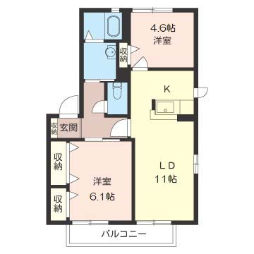 コートビレッジ弐番館201-2