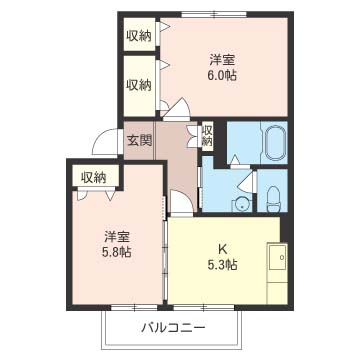 第２コーポＳＡＫＵＭＡ202-2