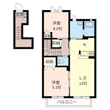 Oro 鎌ヶ谷 202号-6