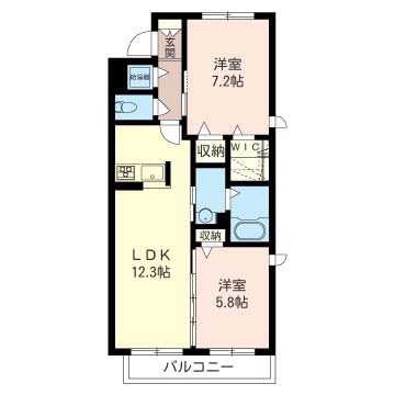 カーサ　デラ　ルーチェ 101号-16
