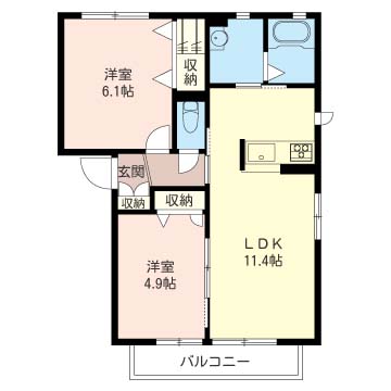 ドゥーメゾン鬼高 205号-16