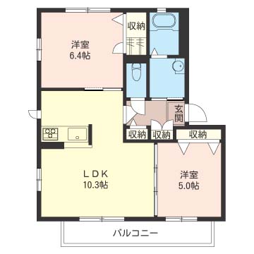 ネオハイツ大沢Ｂ 102号-16