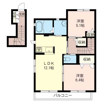 シャーメゾン三矢小台Ⅱ 202号-16