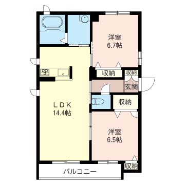 シャーメゾン富岡201-2