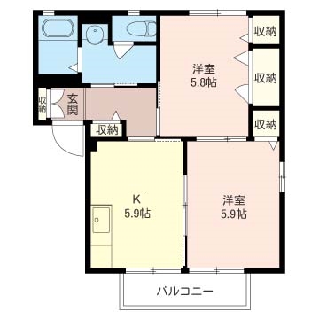 シュピナート弐番館 205号-5