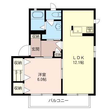 メープルタウン・ウエストB 101号-16