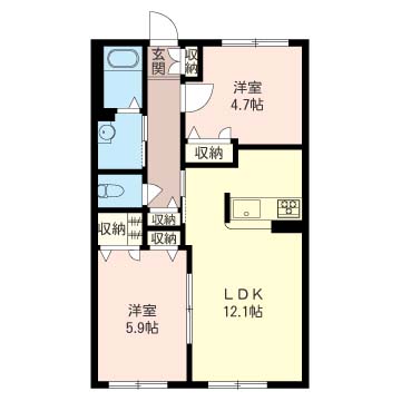 メゾン・コンフォール 102号-15