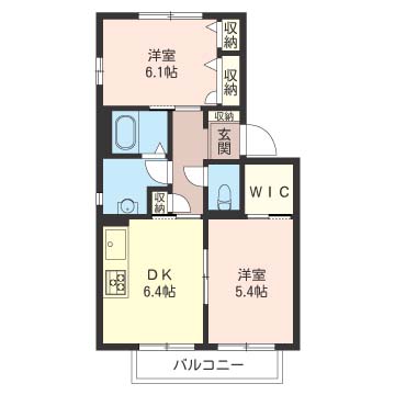 シャルマンベルデＢ 201号-6