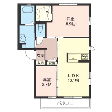 パールタウン柏の葉Ｄ102-2