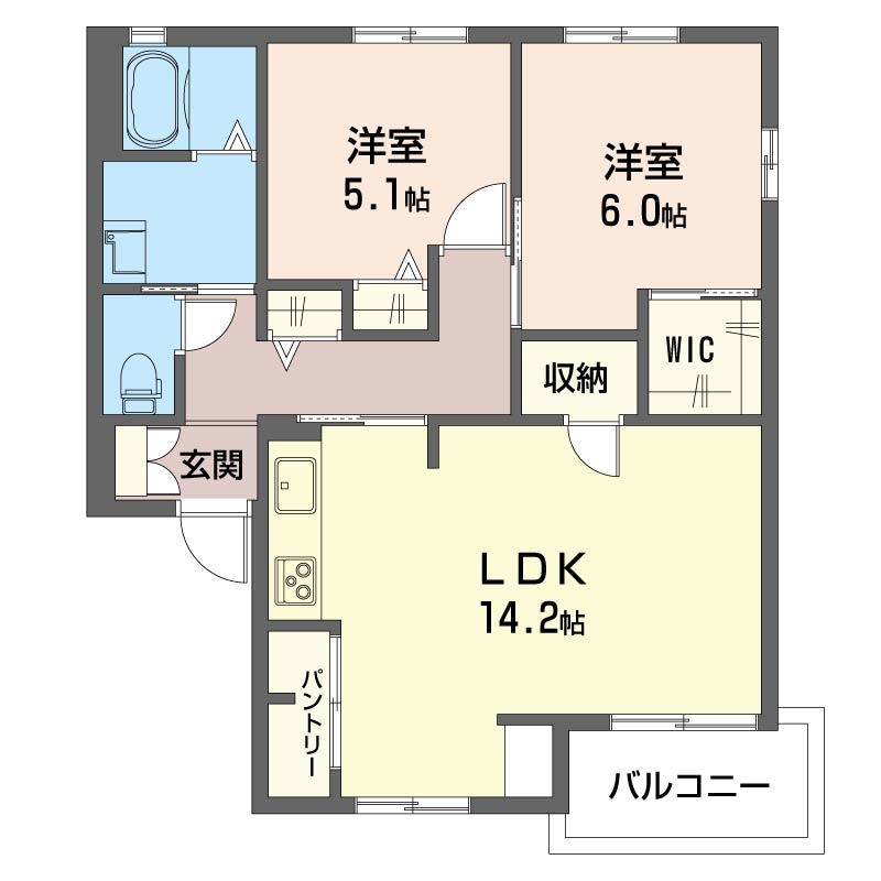 パールタウン岩田43 102号-14
