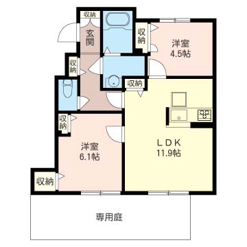 ラヴィエールⅡ 101号-15